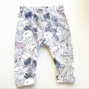 Gap | Pastel & Gray Animal Safari Leggings